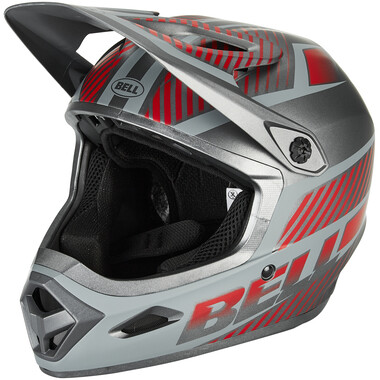 MTB-Helm BELL TRANSFER Grau/Rot 0